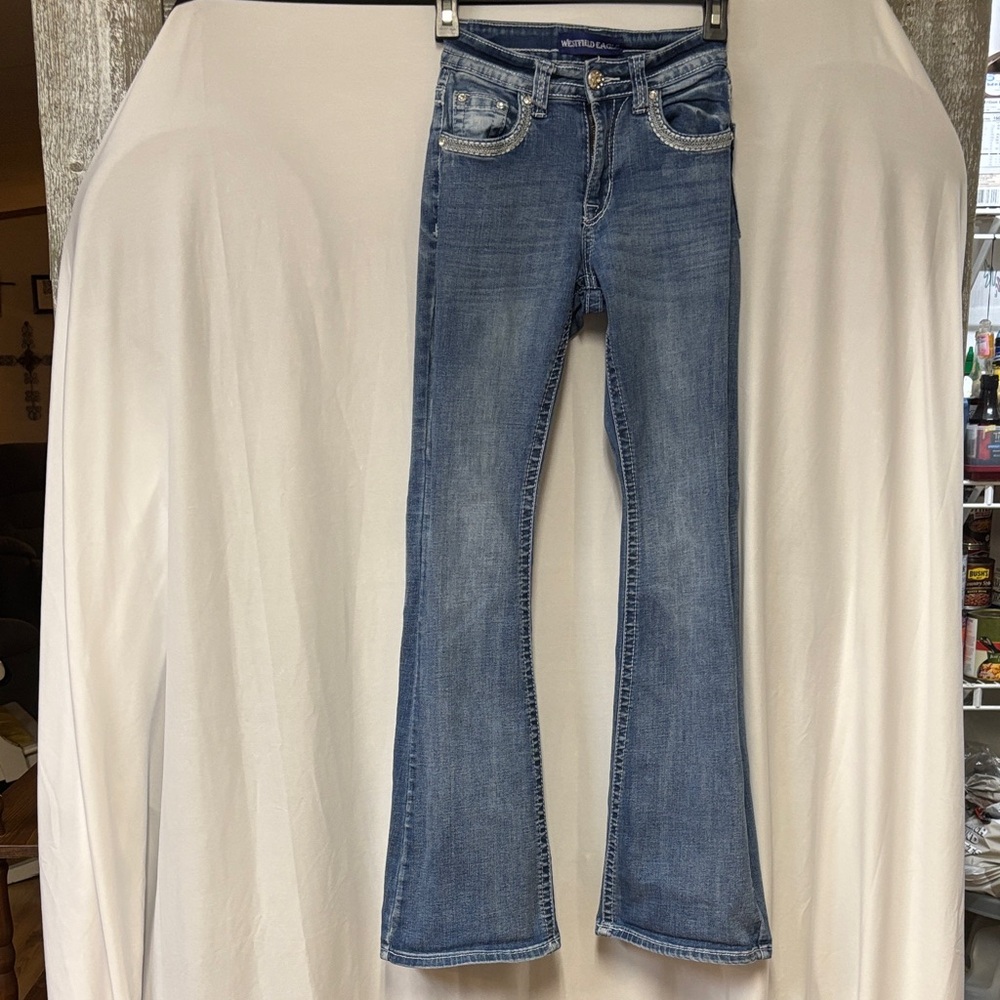 Westfield Eagle Blue Flare Jeans for Women
